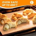 thumbnail image 4 of Silicone Baking Mat Roll,Bexikou 12in x 6ft Non-Slip Silicone Pastry Mat, Non-Stick Reusable Air Fryer Linner,Countertop Protector Mat,Cut to Size Oven Liner, Freeze Dryer Mat for Kitchen Home Bakery, 4 of 6
