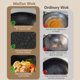 thumbnail image 4 of Pan de piedra médica sin sartén liviano sartén de wok multifuncional sartén universal para estufa de gas de cocina de inducción, 4 of 9