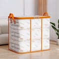 thumbnail image 5 of Goowood Closet Organizers and Storage Bag Heavy Duty Moving Bins with Reinforced Handles for Blanket Comforter Bedding Clothes Organization, 5 of 9