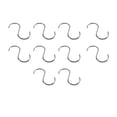 thumbnail image 5 of Kenally Paquete de 10 ganchos para toldo de plástico de acero inoxidable, percha para campistas, tienda de campaña, soporte de Clip para luz de fiesta, Type1 NO1 Kenally CBP209350, 5 of 5