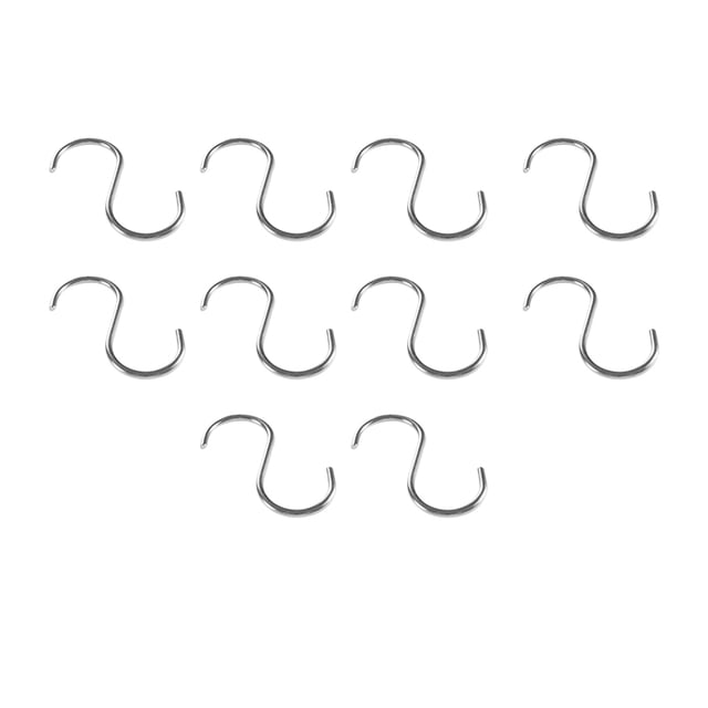 Kenally Paquete de 10 ganchos para toldo de plástico de acero inoxidable, percha para campistas, tienda de campaña, soporte de Clip para luz de fiesta, Type2 NO2