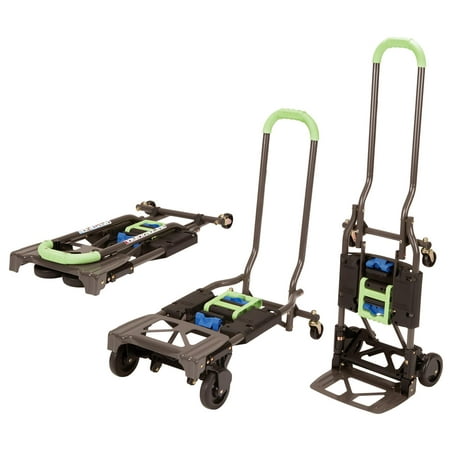 UPC: 0044681121159 | Cosco Shifter Multi-Position Folding Hand Truck and Cart  Green