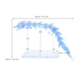 thumbnail image 2 of OULII Dragon Effect Model for Figure Display Action Effect Plastic Accessories for Decor in Blue Size 1 Set, 2 of 7