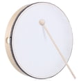 thumbnail image 1 of Hand Drum Percussion Instrument Hand Percussion Instrument With Wood Frame And Drum Stick For Singing And Dancing Party Favors, 1 of 9
