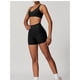 thumbnail image 2 of Conjuntos de entrenamiento for mujer, sujetador deportivo de 2 piezas, camiseta sin mangas, leggings de cintura alta, ropa deportiva for gimnasio y yoga, top de entrenamiento for mujer, 2 of 7