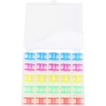 thumbnail image 1 of 25pcs Plastic Sewing Machine Bobbins with Case for Brother Singer Janome Elna, 1 of 8