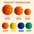 thumbnail image 6 of Silent Basketball Size 3/5/7, No Noise Indoor Silent Basketball, Airless Foam Ball for Quiet Dribbling, No Noise Practice, for Home Office Dorm Travel Training, 6 of 7