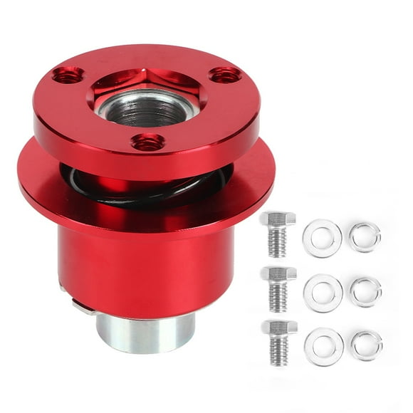 Fyydes Car Universal 360 Steering Wheel Quick Release Disconnect Hub 3 Hole Fast disassembly,Steering Wheel Quick Release