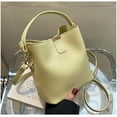 thumbnail image 2 of Vanilla Girl Aesthetic Small Bucket Bag for Women Small Satchel Bag Purses Crossbody Bag Handbag Mini Tote Bags, 2 of 5