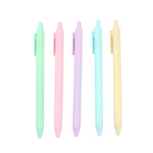 Cqxid Stylo sous $5 Stylo de Gel Pen noir Cute Pen de haute valeur à base d'eau stylo à bille papeterie étudiant 3ml.