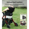 thumbnail image 3 of Combinación de andadores para sillas de ruedas Rollator Walker VOCIC para personas mayores, 3 of 9