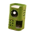 thumbnail image 2 of Cama cueva para gatos con bola colgante, juguete resistente a arañazos, nido, mueble para esconderse, casa para gatos de varias capas para que duerman Doble capa verde, 2 of 8