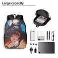 thumbnail image 4 of Anime Backpack, Jujutsu Kaisen Backpack, 17 Inch Laptop Backpack For College, Work, Daily, Large Capacity Travel Backpack, Waterproof Lightweight Book Bag, 4 of 8