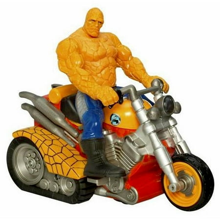 Fantastic Four Thing Action Figure with Bump and Go Clobberin' Cycle
