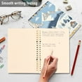 thumbnail image 4 of FORMRS 1-Subject Spiral Notebook 8" x 5" College Ruled 60 Refillable Sheet A5 Hard Cover, Winter Village Serenity, 4 of 7