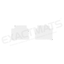 ExactMats - Premium Clear Overlay Floor Mats, Made In USA - Fits Toyota Corolla 2020-2024 / 2 Rear Mats