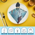 thumbnail image 6 of Heduofu Underwater Fish Ship Sailing Cloth Napkins, Dinner Napkins Washable Reusable Polyester Table Napkins for Parties, Weddings and Dinners 4 PCS, 6 of 7