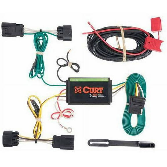 CURT 56179 Vehicle-Side Custom 4-Pin Trailer Wiring Harness, Select Dodge Dart Fits select: 2016 DODGE DART SXT