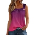 thumbnail image 2 of mfyjkho Camisetas Sin Mangas Para Mujer, Camiseta Sin Mangas Con Degradado De Color Para Mujer Tops Elegantes Para Mujer S, 2 of 5