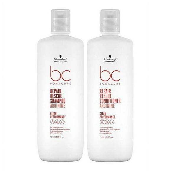 Schwarzkopf - Bc Bonacure - (New Packagin) Arginine Repair Rescue Deep Nourishing Micellar Shampoo & Conditioner | 1L