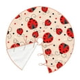 thumbnail image 3 of Bingfone Christmas Tree Skirt Mat Christmas Decoration Interior 30"-Red Ladybug, 3 of 8