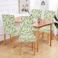 thumbnail image 2 of Yayeee 2 Pack Dining Chair Covers Stretch Parson Chairs Slipcovers Seat Protector, Olive Leaf, 2 of 6