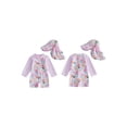 thumbnail image 2 of BemeyourBBs Toddler Baby Girl One Piece Swimsuit Kids Newborn Infant Bathing Suit Mermaid Duck Swimsuits Long Sleeve Rash Guard Half Zipper Swimwear Sunhat Set UPF 50+, 2 of 9