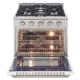 thumbnail image 6 of Pemberly Row 30" 4.2 cu. ft. Dual Fuel Range Propane Gas Sealed Burners in White, 6 of 14