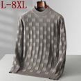 thumbnail image 2 of Suéter de cuello alto de alta gama para hombre, suéteres navideños suaves y cálidos, jersey de cachemira informal, otoño e invierno, 8XL, 7XL, 6XL, 2023, 2 of 5