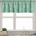 thumbnail image 3 of Ambesonne Monkeys Valance & Curtain, Funny Creatures Curly Tails, 55"x45", Seafoam Dark Warm Taupe, 3 of 7