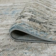 thumbnail image 6 of Contemporary 4x6 Area Rug (4' x 5'3'') Abstract Blue Indoor Rectangle Easy to Clean, 6 of 7