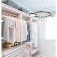 thumbnail image 5 of Contempolights Sizel LED Integrated Metal Chandelier in Chrome/Gold, 5 of 5