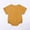 Orange, variant on Baby Toddler Boys Girls Short Sleeve Solid Bubble Rompers Jumpsuits,Sizes 3M-24M