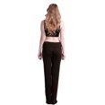 thumbnail image 6 of HDE Women's Color Block Fold Over Waist Yoga Pants Flare Leg Workout Leggings, 6 of 6