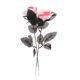 thumbnail image 2 of Rosas artificiales con globos oculares, accesorios para disfraz de Halloween, realistas. blanco con rojo, 2 of 9
