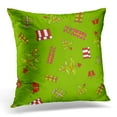 thumbnail image 1 of BSDHOME Red Sassy Galore Green Santas Pillowcase Cover 16x16 inch, 1 of 1