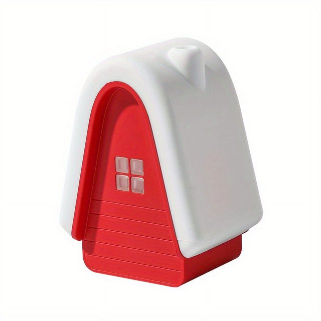 Rechargeable LED Snow House Night Light For Kids Room - Touch Control Room Decor Lights - Holiday Gift Idea - Soft Ambiance Lamp For Bedroom-Can Be Used For Christmas Decoration
