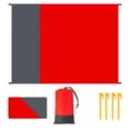 thumbnail image 1 of Outdoor Camping Picnic Mat Portable Pocket Folding Beach Mat Matching Color Beach Mat, 1 of 4
