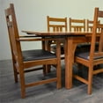 thumbnail image 4 of Crafters and Weavers Arts and Crafts Solid Wood Stow Table Set in Light Oak, 4 of 4