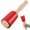 Red, variant on Wood Carving Mallet with Urethane Head for Woodworking, 15 oz Ergonomic Beech Handle for Chisels and Gouges, Non Marring Wood Carving Hammer for Fine Joinery, Mortise and Detail Work (Red)