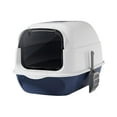 thumbnail image 5 of YWMJZEU Cat Litter Box with Hood Kitten Potty Removable Portable Large Cat Litter Litter Blue, 5 of 9