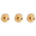 thumbnail image 4 of 3pcs 3.175mm Shaft Brass Pinion Motor Gear 32dp 48dp 64dp M0.8 For 1/10 1/8 Rc, 4 of 5