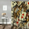BCIIG Playing Cards Person Jigsaw Puzzle Bathroom Decor Set with Hooks