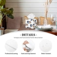 thumbnail image 3 of KLL Coffee To Go Pattern Print Tissue Box Cover,Leather Tissue Holder Square Facial Tissue Case Facial Paper Organizer Dispenser for Bathroom, Vanity Countertop, 3 of 7