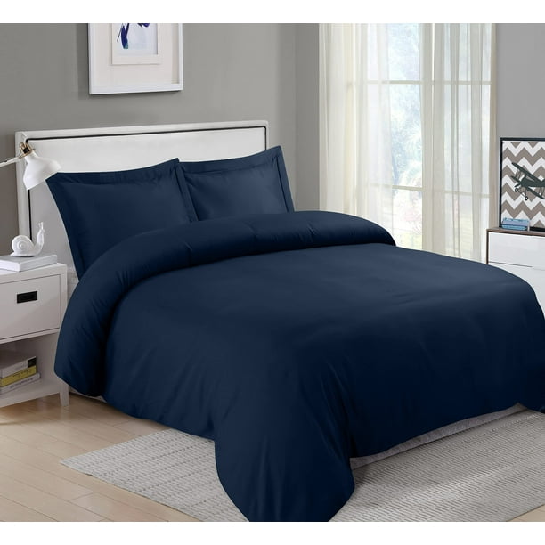 Utopia Bedding Duvet Cover Queen Size Set - 1 Duvet Cover with 2 Pillow  Shams - 3 Pieces Comforter Cover with Zipper Closure - Ultra Soft Brushed