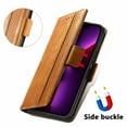 thumbnail image 5 of Feishell Business Wallet Case for iPhone 11,Premium PU Leather Full Protection Magnetic Buckle Flip Kickstand Shockproof Phone Case with ID Credit Card Slots,Lightbrown, 5 of 10