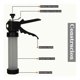 thumbnail image 5 of Aluminum Alloy Jerky Gun with 2 Nozzles for Homemade Beef Sausage, 5 of 5
