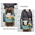 thumbnail image 6 of FORMRS 16" Laptop Bag Carrying Sleeve Case with Handle Travel Shoulder Briefcase, Boho Style Sun, 6 of 8