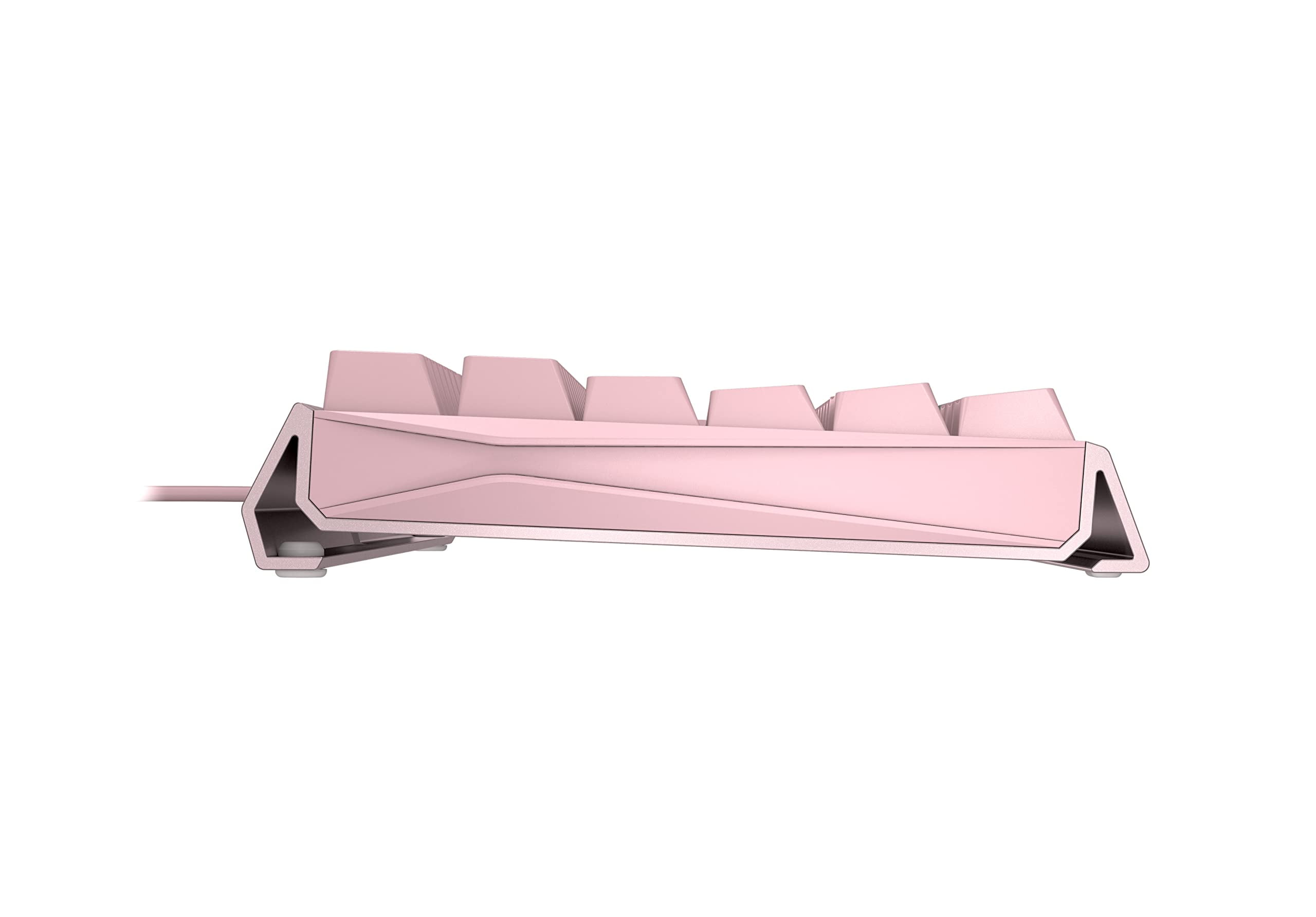 CHERRY MX 3.0S Wired RGB Keyboard, MX BROWN SWITCH, For Office And Gaming, Pink - Removeable cable, abrasion resistant keys, aluminum housing, screwless design