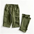 thumbnail image 5 of Men’s Lightweight Water Repellent Zip Off Hiking Pants, Stretch Straight Multi Pocket Travel Cargo Trousers, 5 of 9